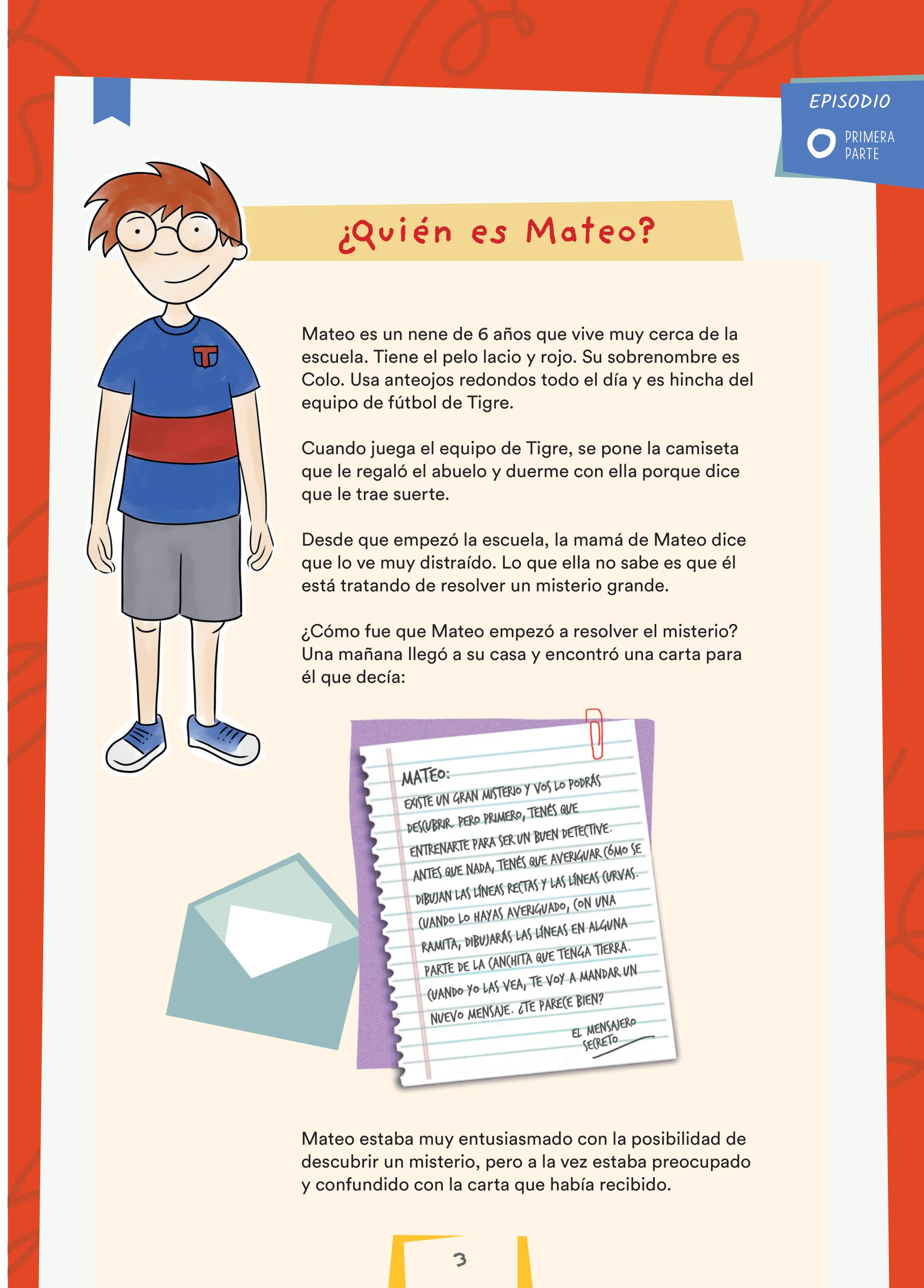 Página 3 de El libro del detective: comienza el misterio