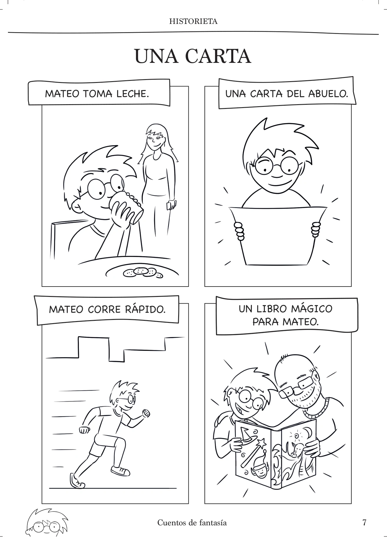 Página 7 de Cuentos de Fantasía: una carta en historieta