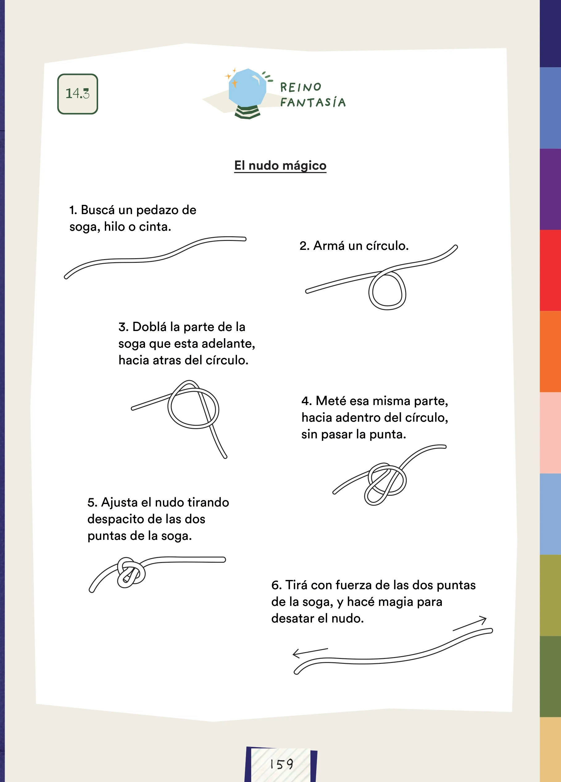 Página 159 de El libro de magas y magos: el nudo mágico