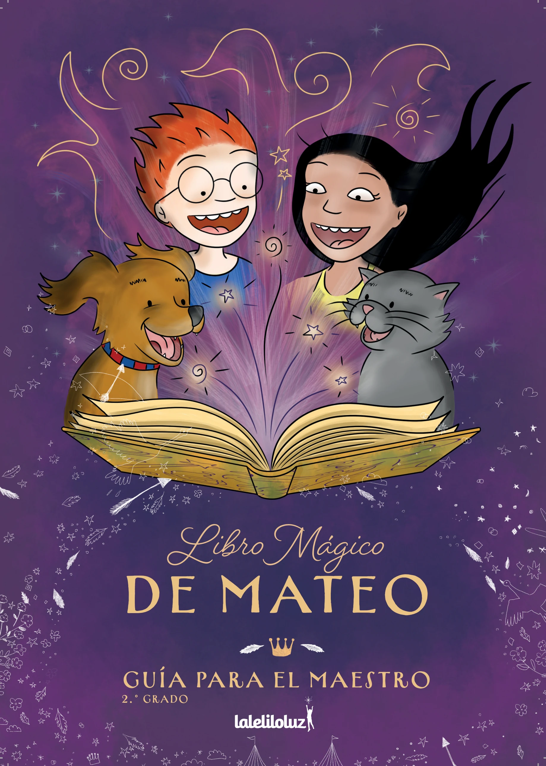 Tapa de la guía docente Libro Mágico de Mateo, 2.º grado